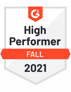 high performer 2021 badge